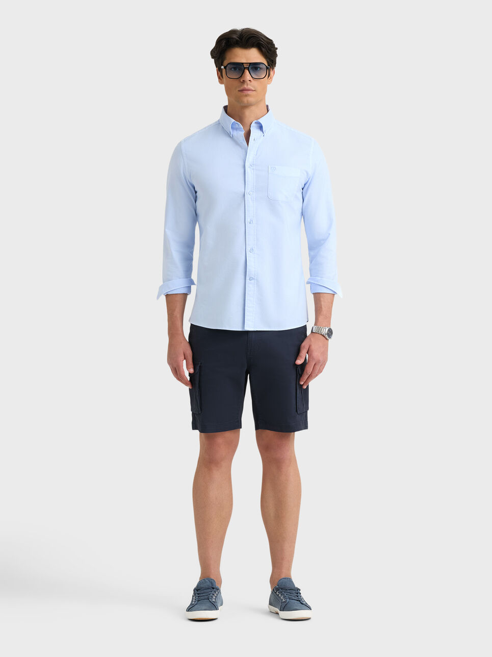 CAMISA OXFORD POCKET DYE
