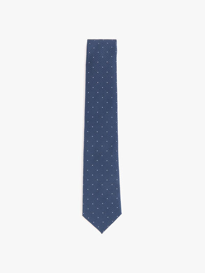 CORBATA JACQUARD MF KIDS AZUL MARINO