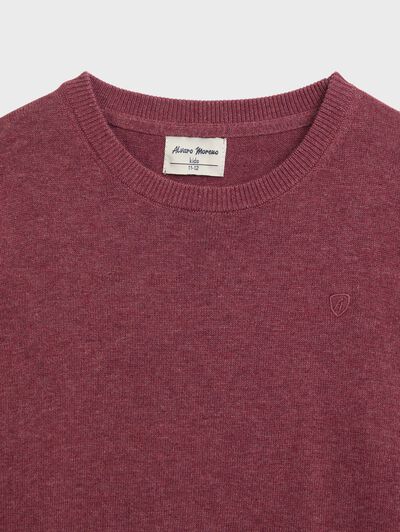 JERSEY ROUND NECK KIDS ROSA
