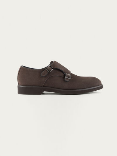 BLUCHER DOBLE HEBILLA MARRÓN