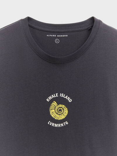 CAMISETA ISLAND GRIS