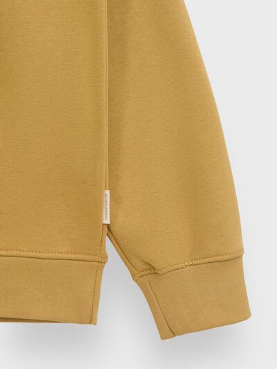SUDADERA BASICA MOSTAZA