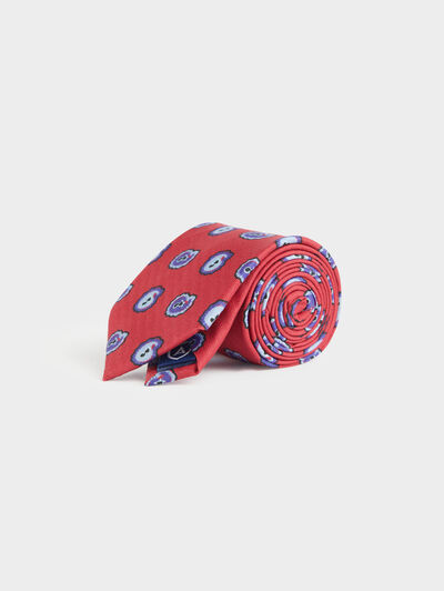 CORBATA PRINTED ROJO