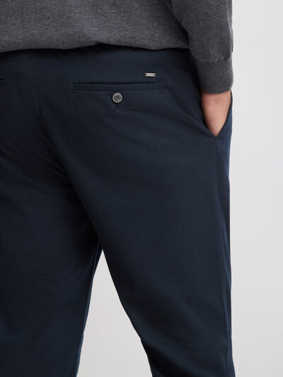 PANTALON FRANELA AZUL MARINO
