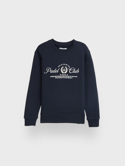 SUDADERA PLAYERS KIDS AZUL MARINO