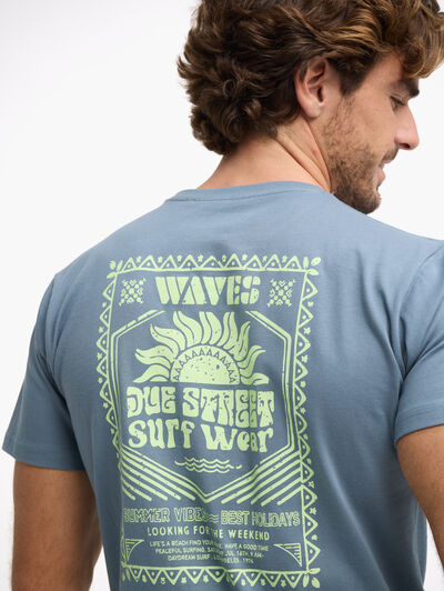 CAMISETA WAVES AZUL