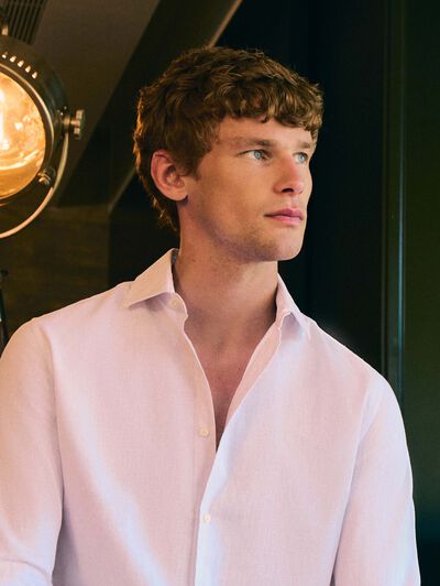 CAMISA LINO ALEX BLANCO