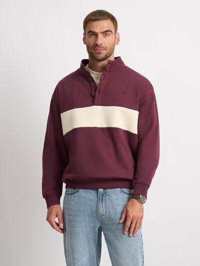 SUDADERA PART BURDEOS