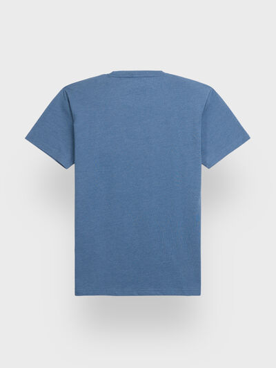 CAMISETA MELANGE AZUL