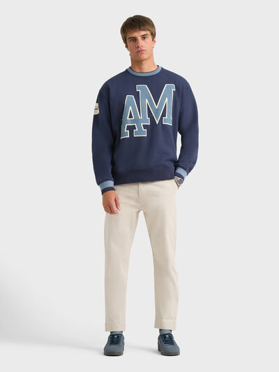 SUDADERA START AZUL MARINO