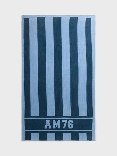 TOALLA STRIPES AZUL MARINO