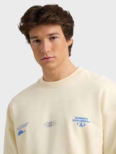 SUDADERA BELIVE BEIGE