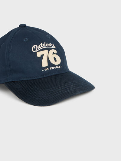 GORRA OUTDOOR KIDS AZUL MARINO