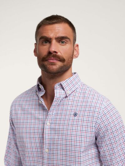 CAMISA FLANNEL CHECKS ROJO