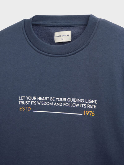 SUDADERA MIRACLES AZUL MARINO