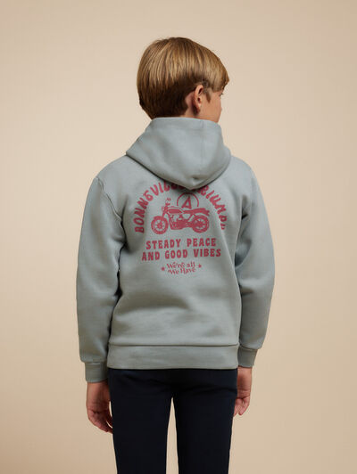 SUDADERA TRIUMPH KIDS AZUL