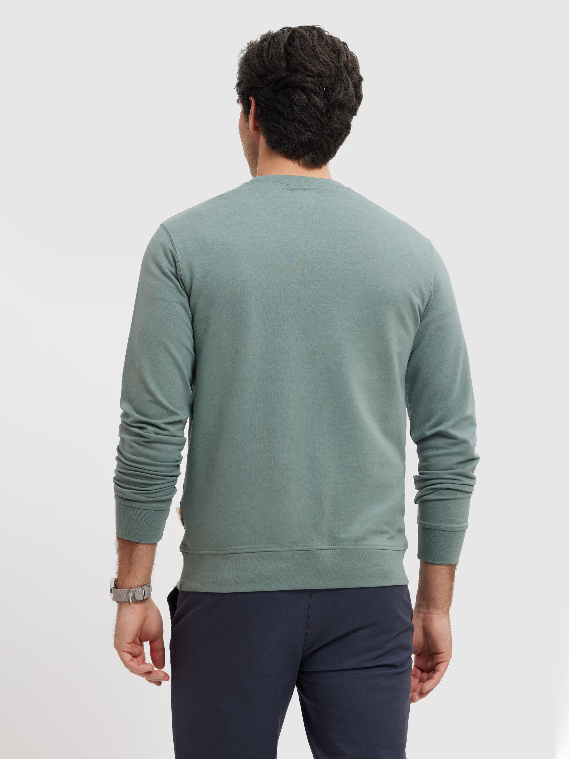 SUDADERA BASICA VERDE