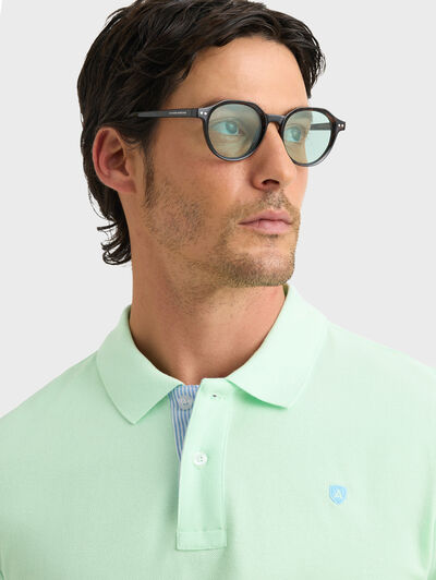 POLO NEWTON VERDE AGUA