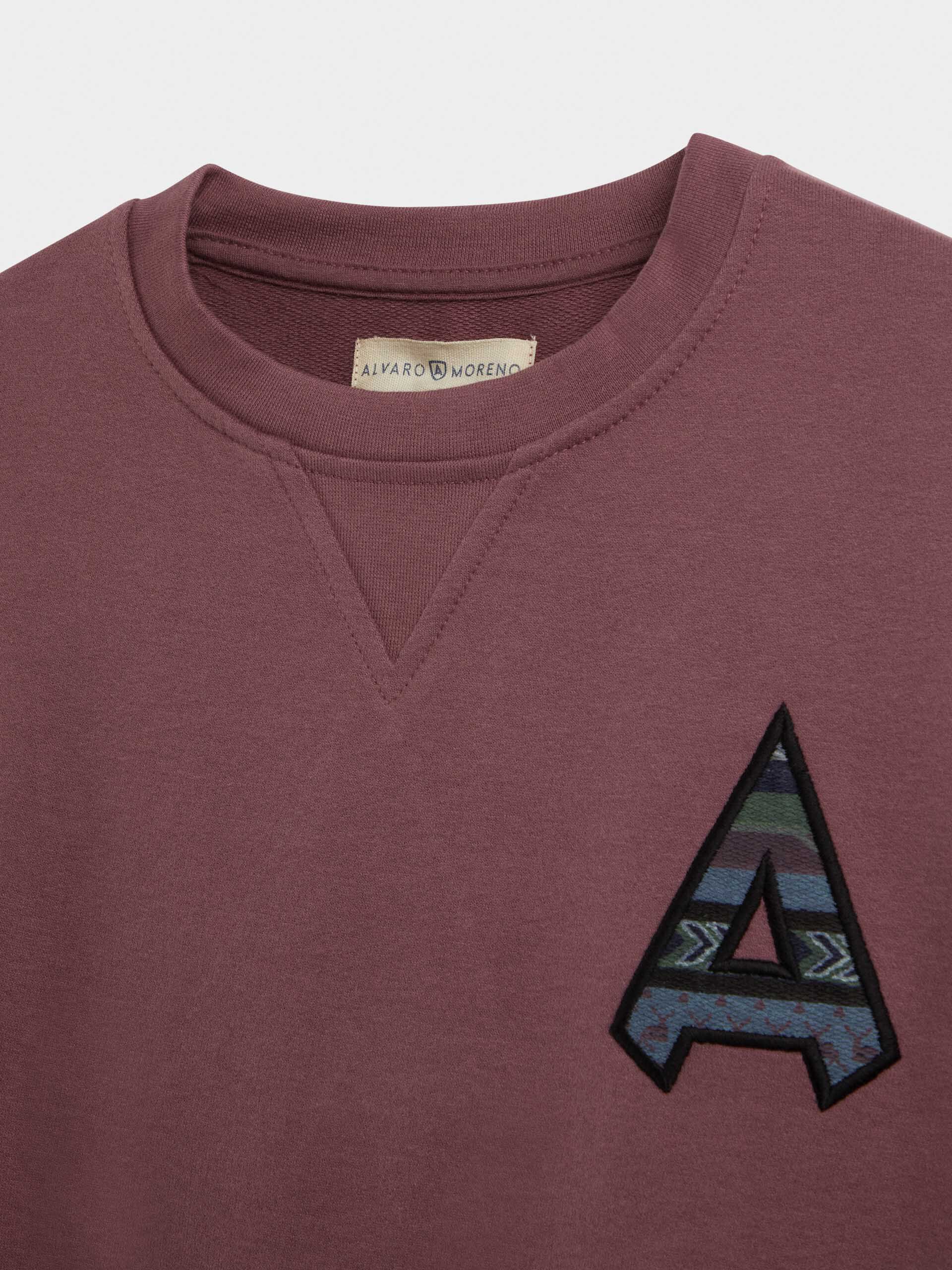 SUDADERA ETNICA BURDEOS