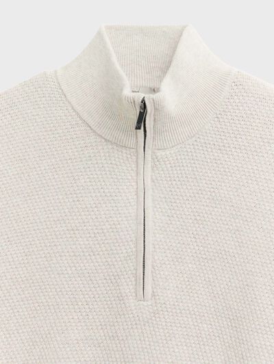 JERSEY CREMALLERA CRUDO