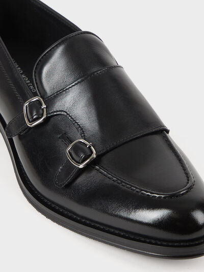 MOCASIN ANTIFAZ HEBILLAS NEGRO