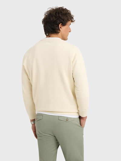 SUDADERA VINTAGE BEIGE