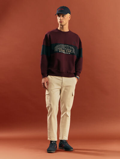 SUDADERA CLUB BURDEOS