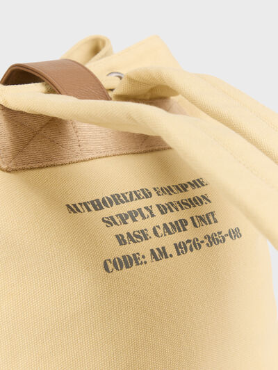 MOCHILA MILITARY BEIGE