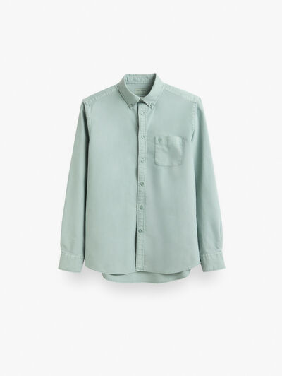 CAMISA OXFORD POCKET DYE