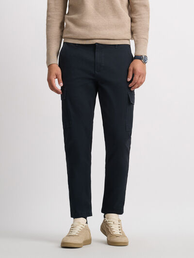 PANTALON CARGO ELVIS AZUL MARINO