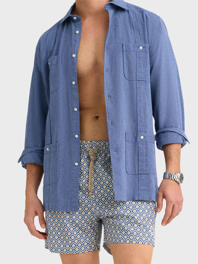 BA&Ntilde;ADOR MAYA AZUL MARINO