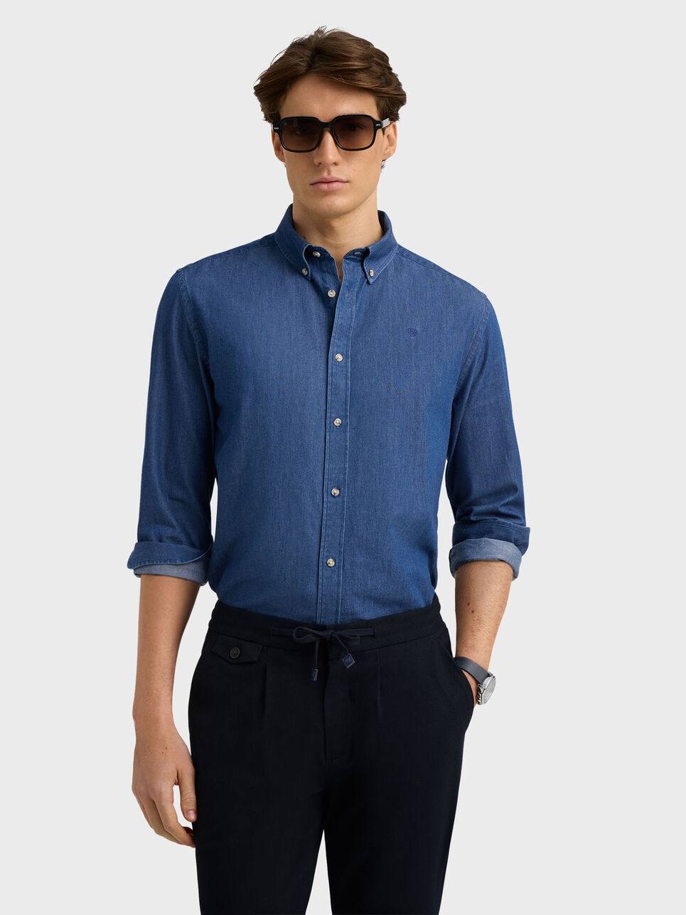 CAMISA DENIM BUTTON DOWN