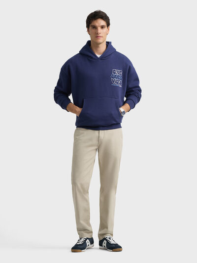 SUDADERA SKIES AZUL MARINO