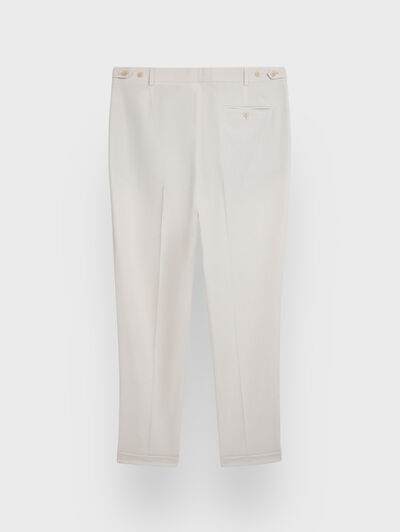 PANTALON NAPOLI ROYAL TWILL CRUDO