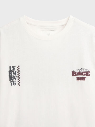CAMISETA FAST BLANCO