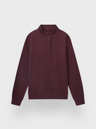 SUDADERA BRAX BURDEOS