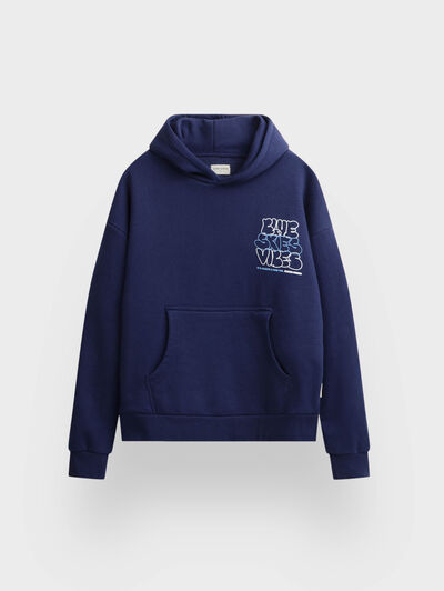 SUDADERA SKIES AZUL MARINO