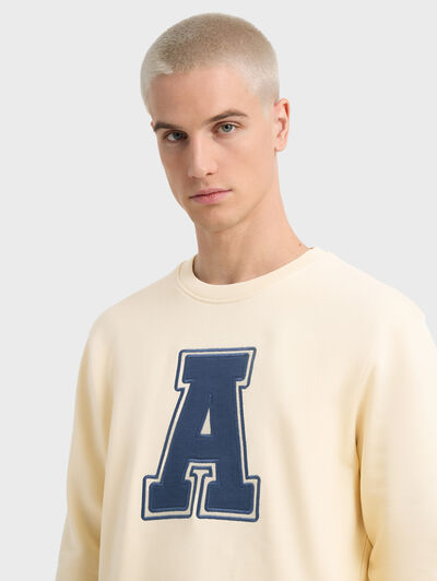 SUDADERA COLLEGE CRUDO