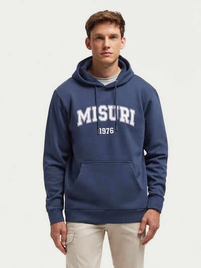 SUDADERA MISURI AZUL MARINO