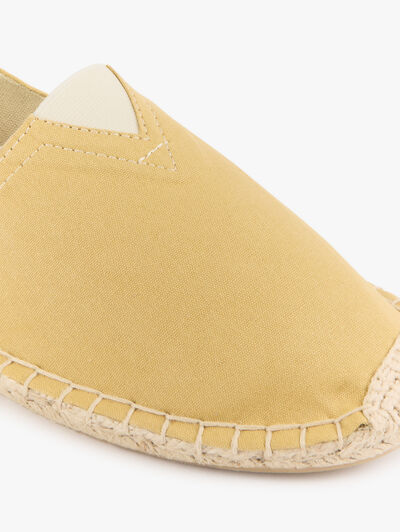 ESPADRILLES COTTON CANVAS MOSTAZA