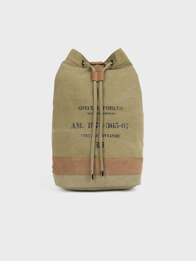 MOCHILA MILITARY VERDE