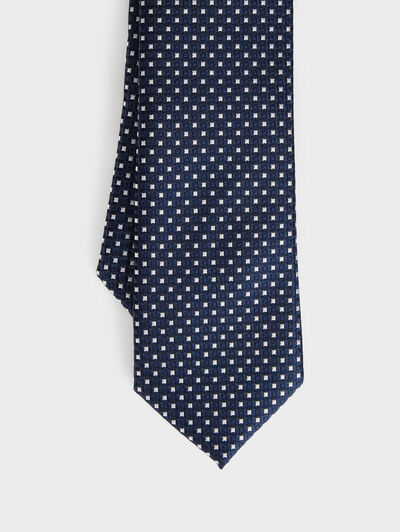 CORBATA JACQUARD MF KIDS AZUL MARINO