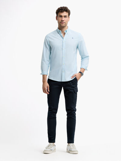 CAMISA PIN POINT RAYAS