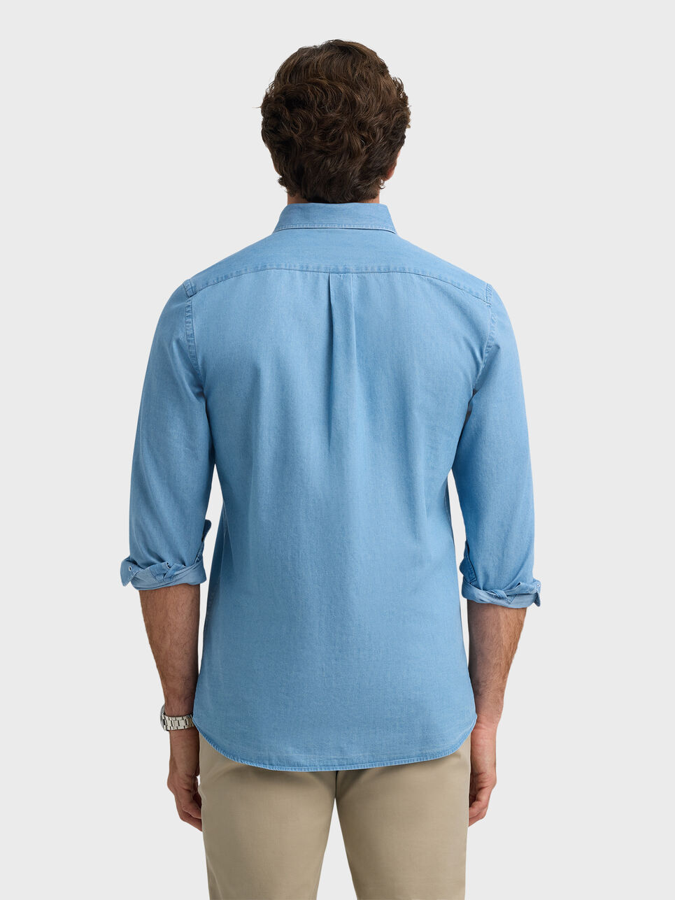 CAMISA DENIM BUTTON DOWN