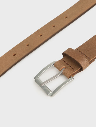 CINTURON NOBUCK MARR&Oacute;N