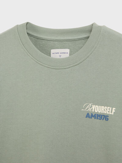 SUDADERA POSITIVITY VERDE