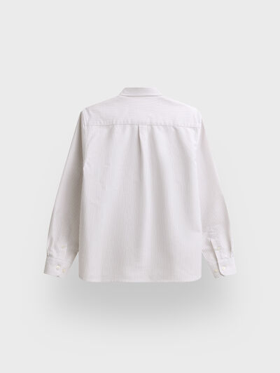 CAMISA OXFORD STRIPES BEIGE