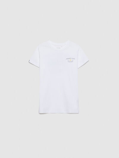 CAMISETA MOTOR KIDS BLANCO