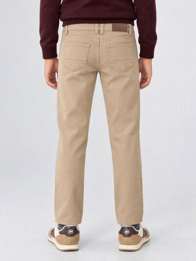 PANTALON 5 POCKETS KIDS CAMEL