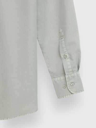 CAMISA OXFORD POCKET DYE VERDE